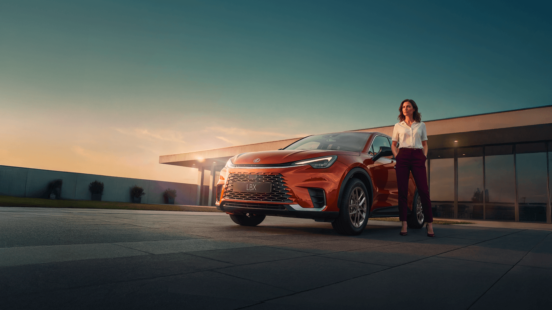 Lexus lbx rojo