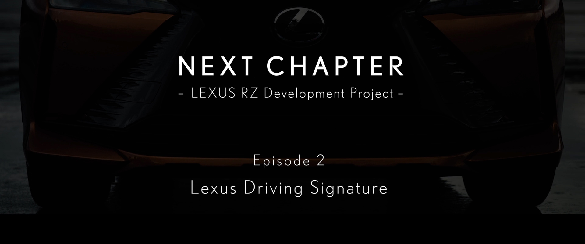 The All-Electric Lexus RZ World Premiere